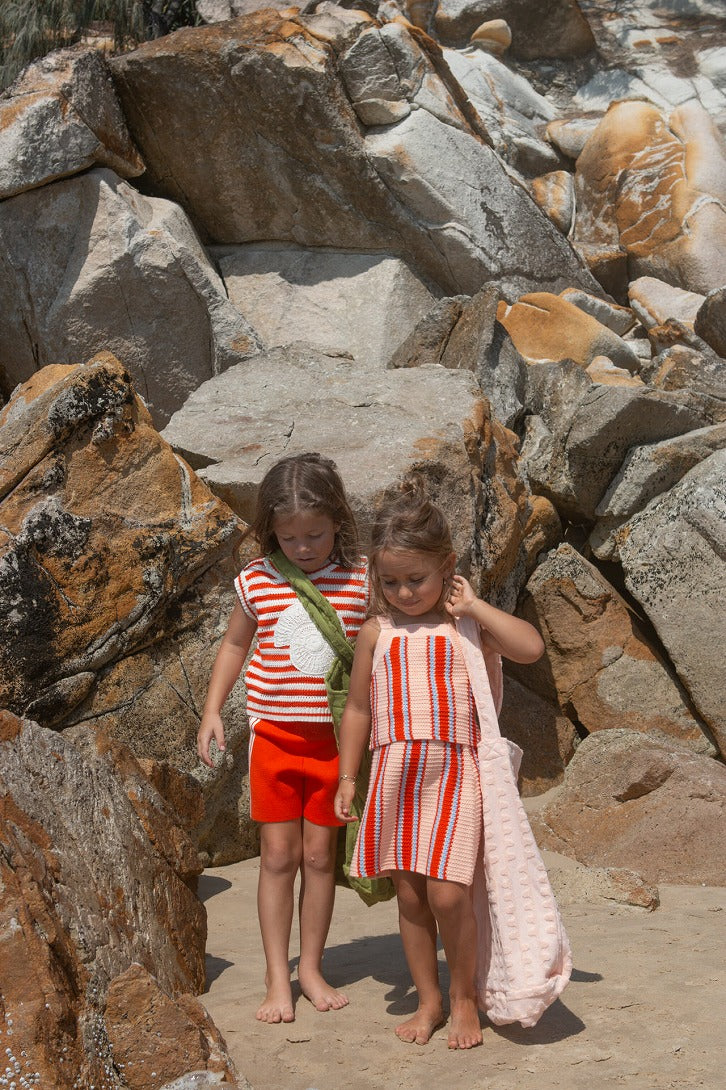 【GROWN】Island Stripe Top ニット 6-12m,12-18m,18-24m,2-3y,3-4y  | Coucoubebe/ククベベ
