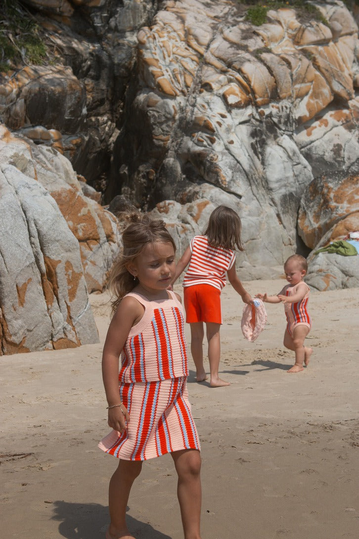【GROWN】Island Stripe Skirt スカート 12-18m,18-24m,2-3y,3-4y  | Coucoubebe/ククベベ