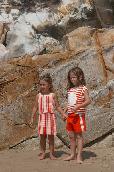 【GROWN】Island Stripe Skirt スカート 12-18m,18-24m,2-3y,3-4y（Sub Image-10） | Coucoubebe/ククベベ