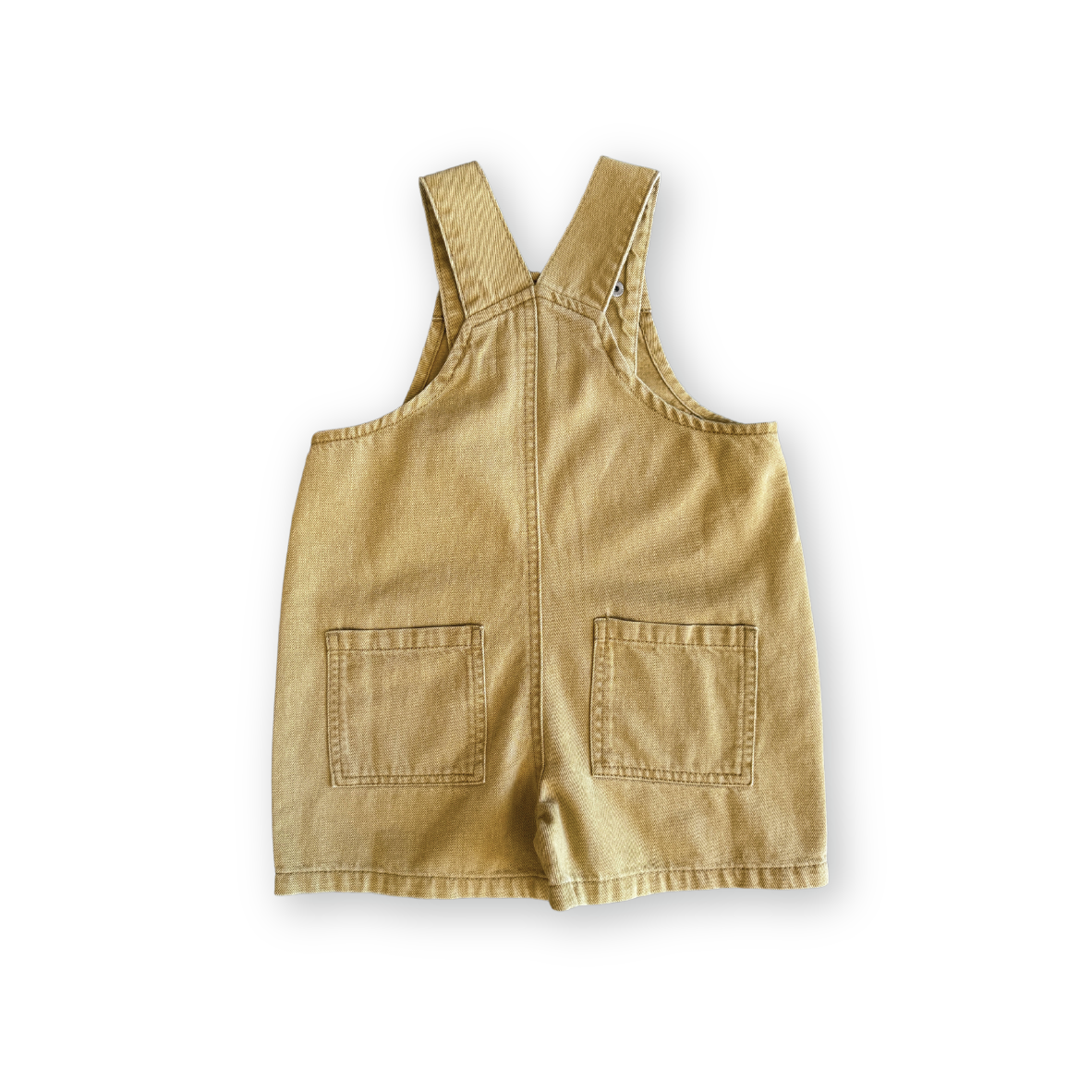 【GROWN】Organic Everyday Twill Short Overalls Mustard オーバーオール 6-12m,12-18m,18-24m,2-3y,3-4y  | Coucoubebe/ククベベ
