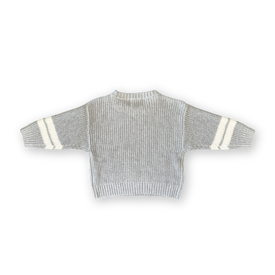 【GROWN】Chunky Rib Pull Over Stone ニット 12-18m,18-24m,2-3y,3-4y（Sub Image-2） | Coucoubebe/ククベベ