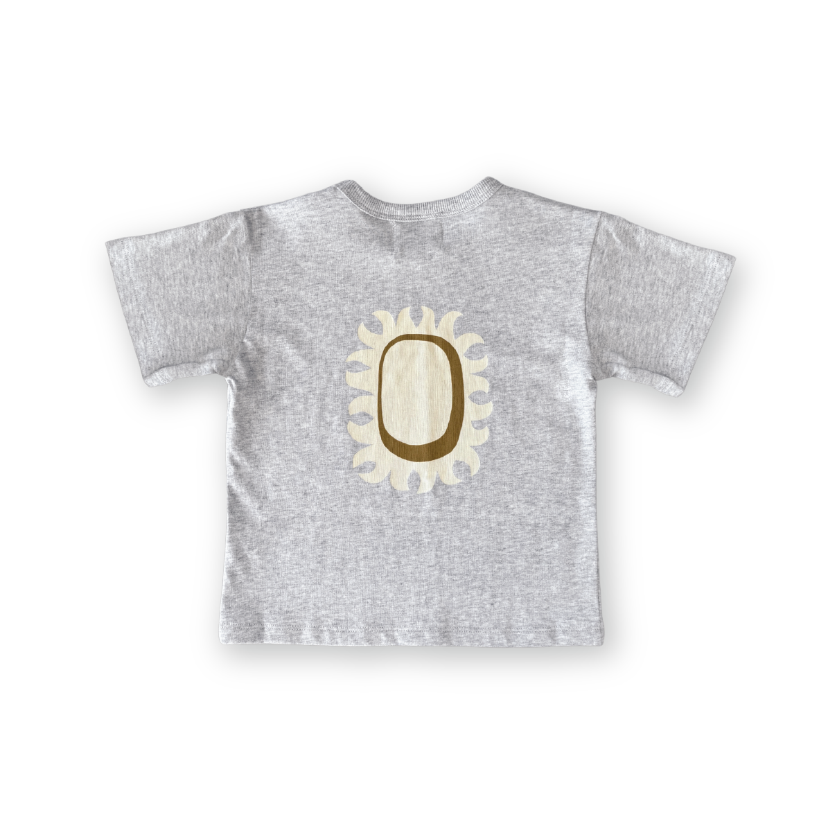 【GROWN】Organic Sunshine Tee Grey Marle Tシャツ 12-18m,18-24m,2-3y,3-4y  | Coucoubebe/ククベベ