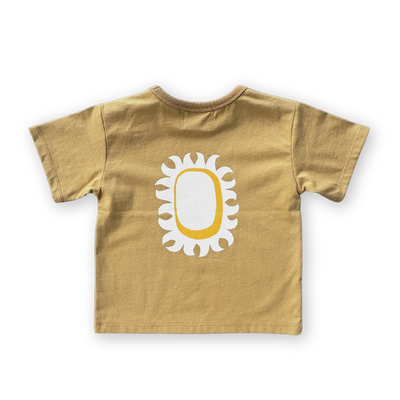 【GROWN】Organic Sunshine Tee Mustard Tシャツ 12-18m,18-24m,2-3y,3-4y（Sub Image-2） | Coucoubebe/ククベベ