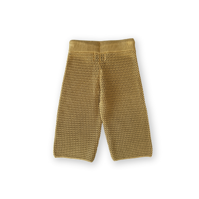 【GROWN】Organic Open Knit Pants Mustard パンツ 6-12m,12-18m,18-24m,2-3y,3-4y（Sub Image-2） | Coucoubebe/ククベベ