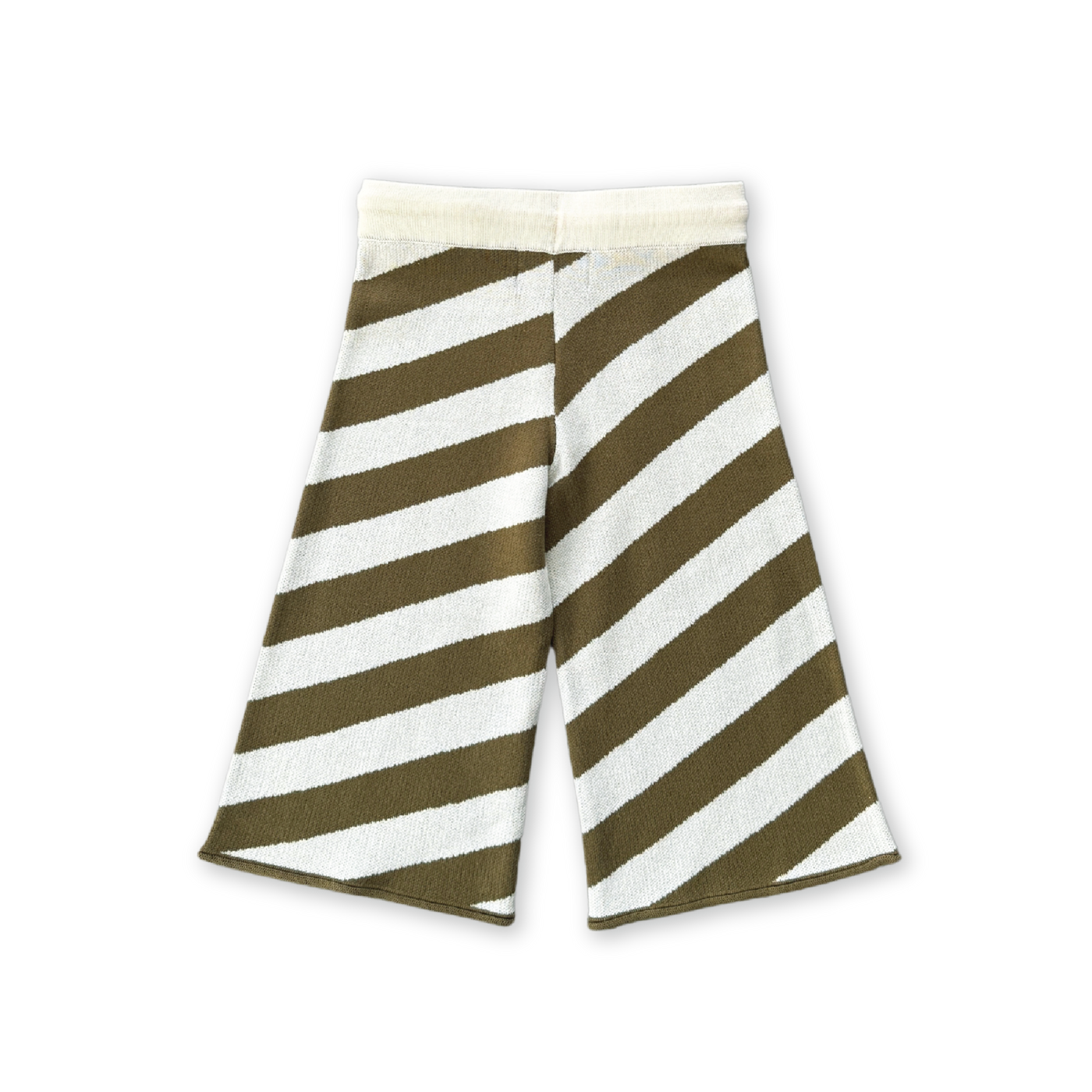 【GROWN】Diagonal Stripe Knit Flares Coffee パンツ 6-12m,12-18m,18-24m,2-3y  | Coucoubebe/ククベベ