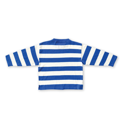 【GROWN】Stripe Long Sleeve Tee Sea Tシャツ 12-18m,18-24m,2-3y（Sub Image-2） | Coucoubebe/ククベベ