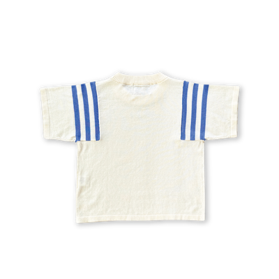 【GROWN】Knitted Stripe Sleeve Tee Milk Tシャツ 12-18m,18-24m,2-3y,3-4y（Sub Image-2） | Coucoubebe/ククベベ