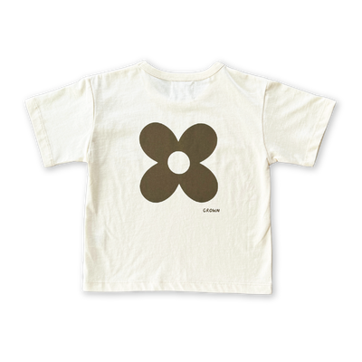 【GROWN】Posy Organic Tee Milk Tシャツ 6-12m,12-18m,18-24m,2-3y,3-4y（Sub Image-2） | Coucoubebe/ククベベ