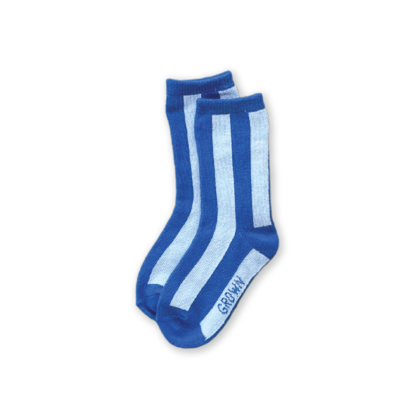 【GROWN】Striped Socks Sea 靴下 1-2y,2-4y  | Coucoubebe/ククベベ