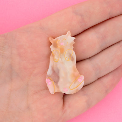 【Coucou Suzette】Ginger Cat Hair Clip ジンジャーキャットヘアクリップ（Sub Image-4） | Coucoubebe/ククベベ