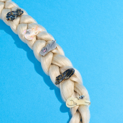 【Coucou Suzette】Ginger Cat Hair Clip ジンジャーキャットヘアクリップ（Sub Image-6） | Coucoubebe/ククベベ