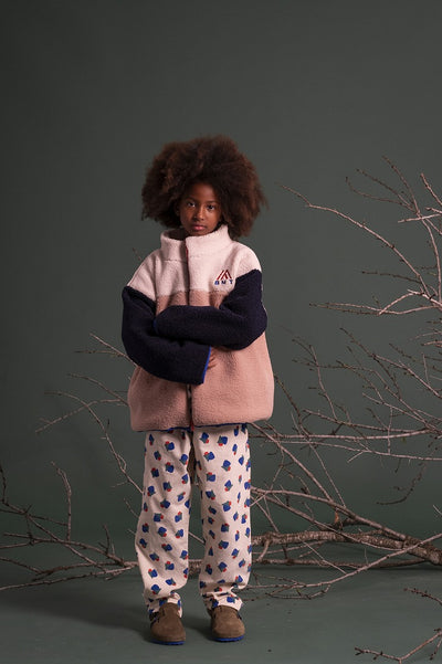 【bonmot organic】Snow coat color block Dusty pink コート 2-3Y,4-5Y,6-7Y（Sub Image-2） | Coucoubebe/ククベベ