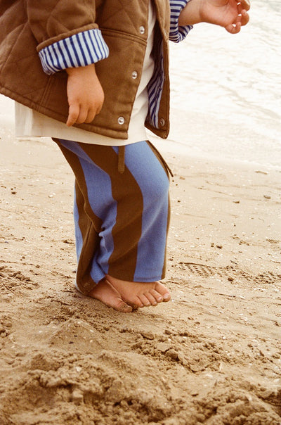 【GROWN】Striped Knit Pant Coffee パンツ 6-12m,12-18m,18-24m,2-3y（Sub Image-9） | Coucoubebe/ククベベ