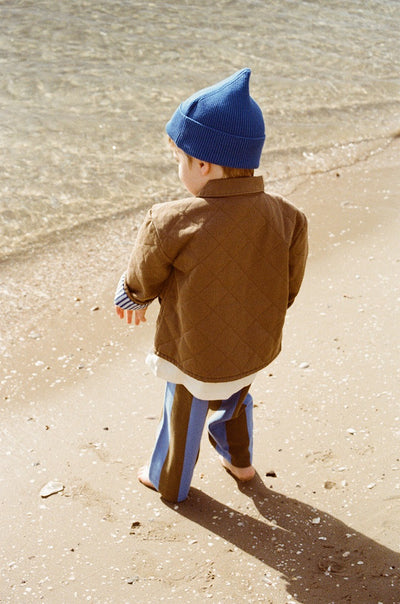 【GROWN】Striped Knit Pant Coffee パンツ 6-12m,12-18m,18-24m,2-3y（Sub Image-10） | Coucoubebe/ククベベ