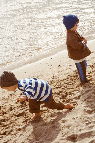 【GROWN】Striped Knit Pant Coffee パンツ 6-12m,12-18m,18-24m,2-3y（Sub Image-14） | Coucoubebe/ククベベ