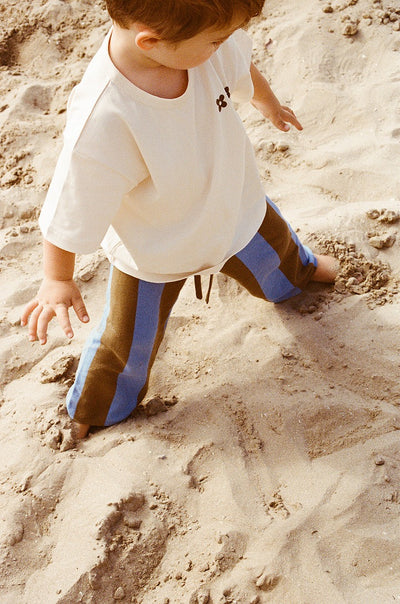 【GROWN】Striped Knit Pant Coffee パンツ 6-12m,12-18m,18-24m,2-3y（Sub Image-15） | Coucoubebe/ククベベ