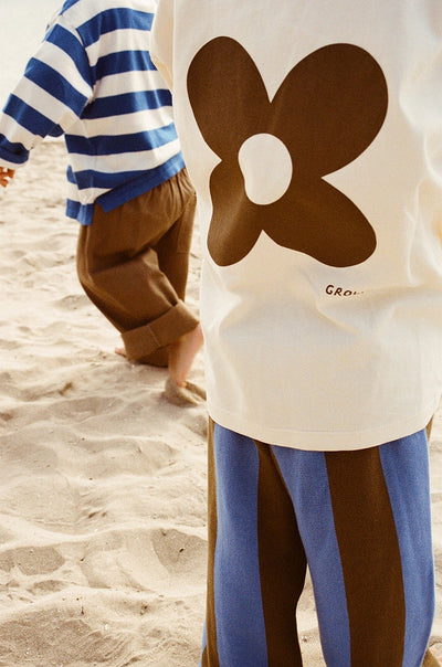 【GROWN】Striped Knit Pant Coffee パンツ 6-12m,12-18m,18-24m,2-3y（Sub Image-16） | Coucoubebe/ククベベ