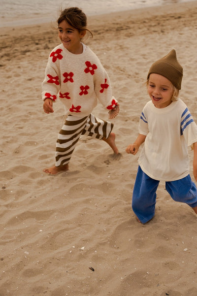 【GROWN】Knitted Posy Pull Over Milk ニット 12-18m,18-24m,2-3y（Sub Image-6） | Coucoubebe/ククベベ