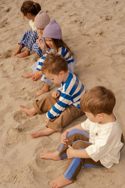 【GROWN】Striped Knit Pant Coffee パンツ 6-12m,12-18m,18-24m,2-3y（Sub Image-12） | Coucoubebe/ククベベ