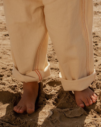 【GROWN】Organic Everyday Denim Pant Milk パンツ 12-18m,18-24m,2-3y,3-4y（Sub Image-11） | Coucoubebe/ククベベ