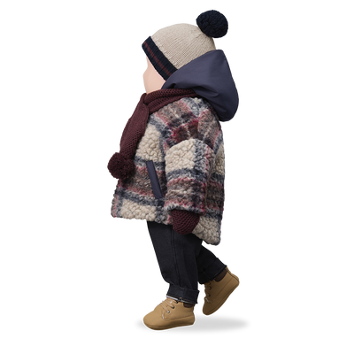 【1＋in the family】HANS hooded jacket dark-blue ジャケット 18m,24m,36m,48m（Sub Image-3） | Coucoubebe/ククベベ