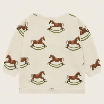 【organic zoo】Rocking Horse Sweatshirt スウェット 6-12M,1-2Y,2-3Y,3-4Y,4-5Y（Sub Image-4） | Coucoubebe/ククベベ