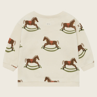 【organic zoo】Rocking Horse Sweatshirt スウェット 6-12M,1-2Y,2-3Y,3-4Y,4-5Y（Sub Image-2） | Coucoubebe/ククベベ