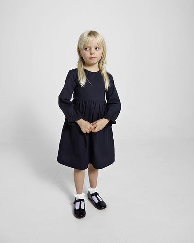 【AS WE GROW】【30%OFF】Holiday Dress - Handmade Navy ワンピース 3-5y（Sub Image-4） | Coucoubebe/ククベベ