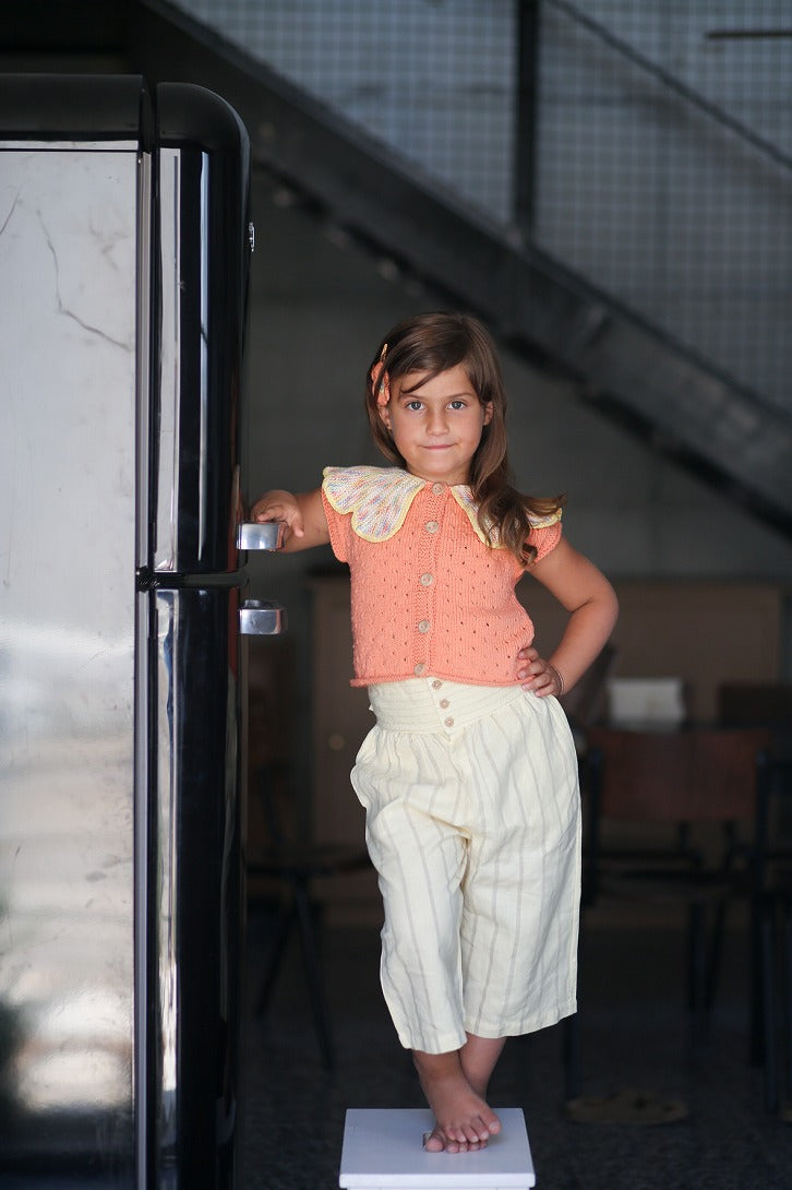 トップス kalinka kids bella top 2-4y Kalinka】【30％OFF】Bella Top Mango タンクトップ 2y,4y