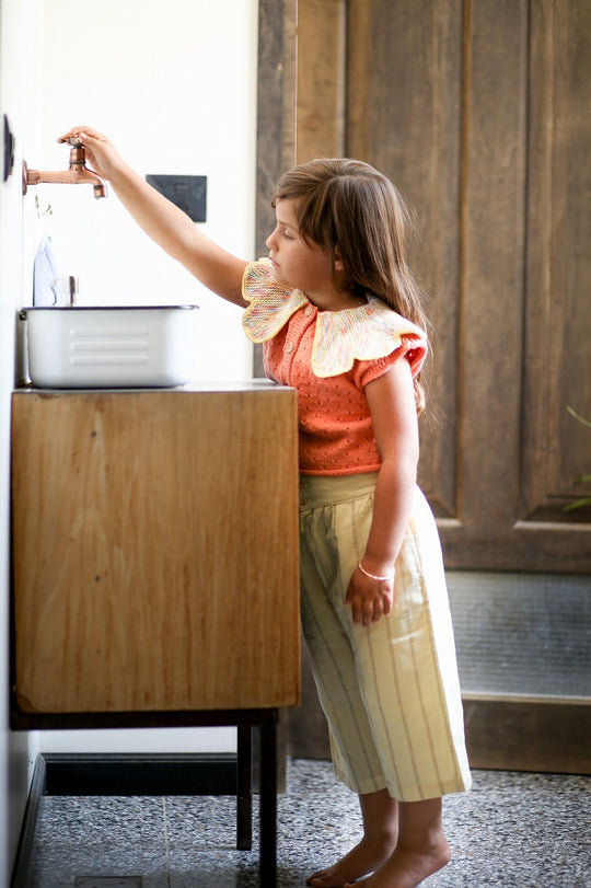 トップス kalinka kids bella top 2-4y Kalinka】【30％OFF】Bella Top Mango タンクトップ 2y,4y