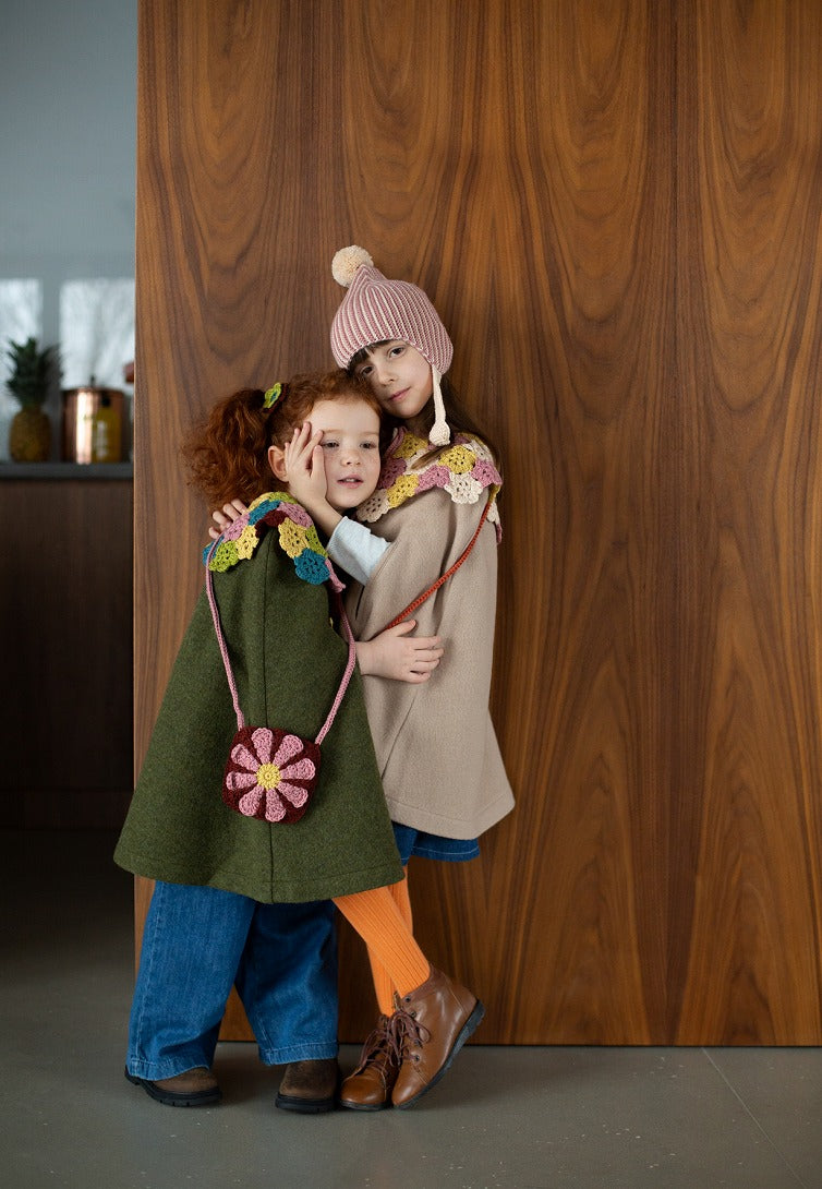 STORY掲載make-aiフリルボアポンチョ STORY掲載make-aiフリルボアポンチョ