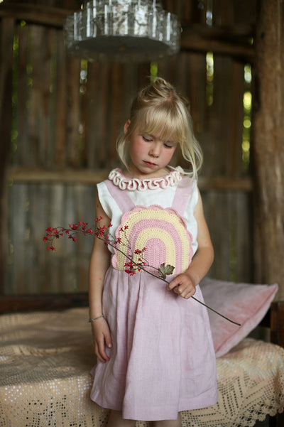 【Kalinka】【30%OFF】Liana Top Milky White タンクトップ 2y,4y,6y（Sub Image-5） | Coucoubebe/ククベベ