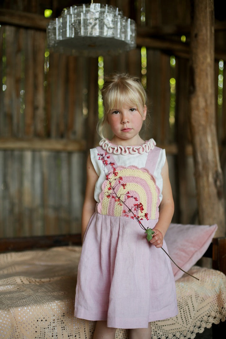 【Kalinka】【30%OFF】Liana Top Milky White タンクトップ 2y,4y,6y  | Coucoubebe/ククベベ