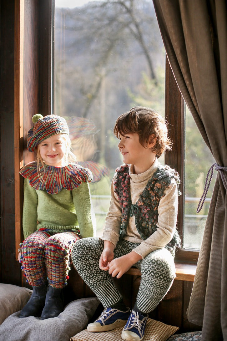 Kalinka Kids カリンカキッズ Kalina Beret ベレー帽 Kalinka】Kalina Beret Peppermint ベレー帽 1-3y,3-5y