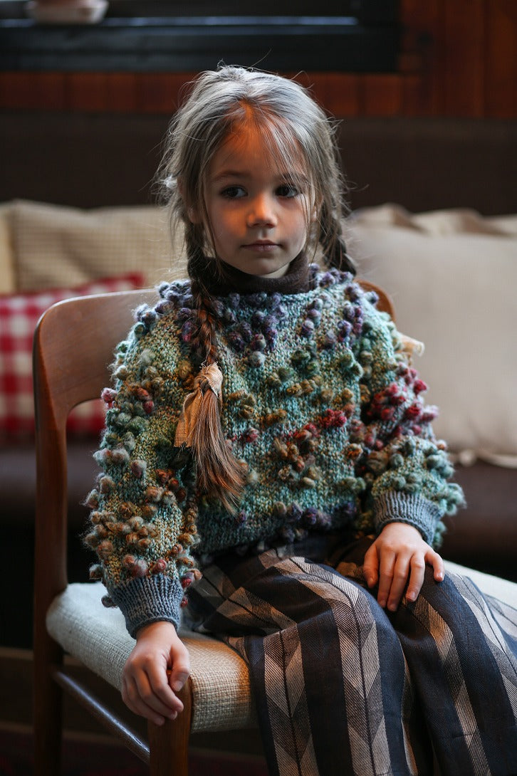 【Kalinka】Nikabrik Linen Pants Grey Chevron パンツ 2y,4y  | Coucoubebe/ククベベ
