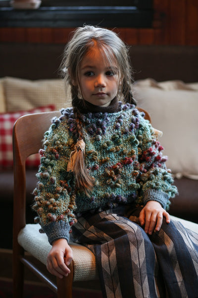 【Kalinka】Nikabrik Linen Pants Grey Chevron パンツ 2y,4y（Sub Image-5） | Coucoubebe/ククベベ
