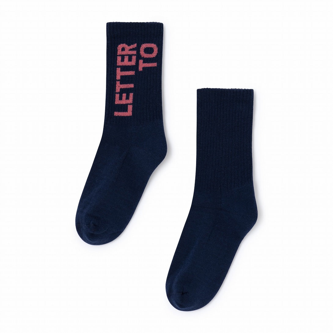 【LETTER TO THE WORLD】LTTW SOCKS MIDNIGHT 靴下 25/27,28/30,31/33  | Coucoubebe/ククベベ