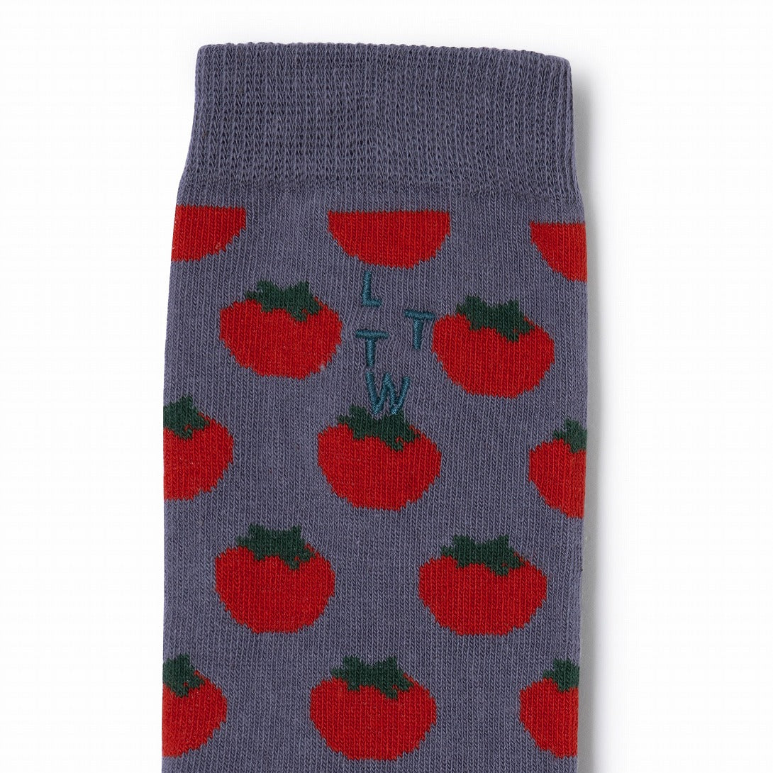 【LETTER TO THE WORLD】TOMATOES SOCKS STORM 靴下 25/27,28/30  | Coucoubebe/ククベベ