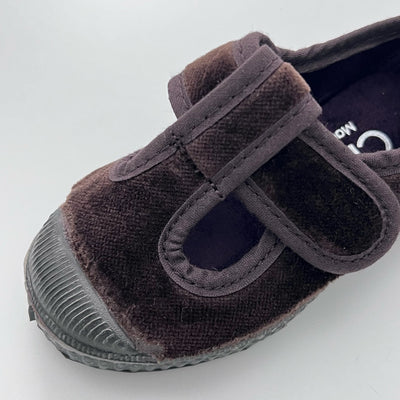 【Cienta】T strap shoes velour  MARRON ベロアTストラップシューズ size21-26（Sub Image-4） | Coucoubebe/ククベベ