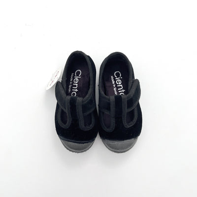 【Cienta】T strap shoes velour  NEGRO ベロアTストラップシューズ size21-26（Sub Image-2） | Coucoubebe/ククベベ