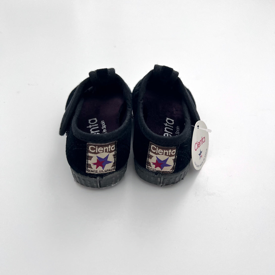 【Cienta】T strap shoes velour  NEGRO ベロアTストラップシューズ size21-26  | Coucoubebe/ククベベ