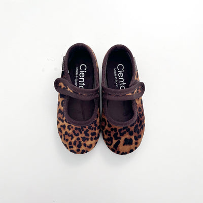 【cienta】ベロアワンストラップシューズ  Leopard MARRON size23-27（Sub Image-2） | Coucoubebe/ククベベ