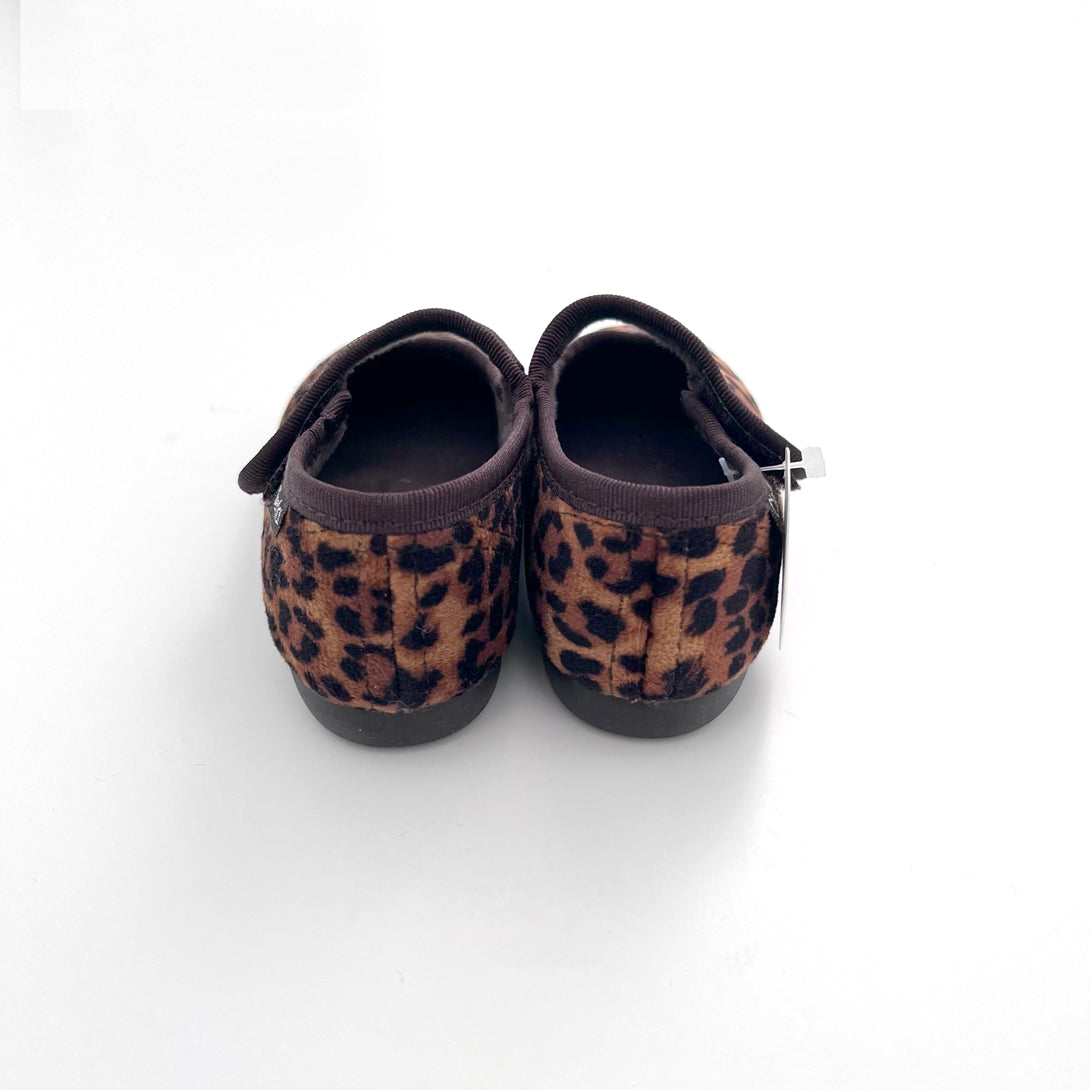 【cienta】ベロアワンストラップシューズ  Leopard MARRON size23-27  | Coucoubebe/ククベベ