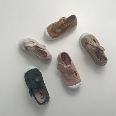 【Cienta】T strap shoes dyed Perla Tストラップシューズ ライトグレーピンク size21-29（Sub Image-5） | Coucoubebe/ククベベ