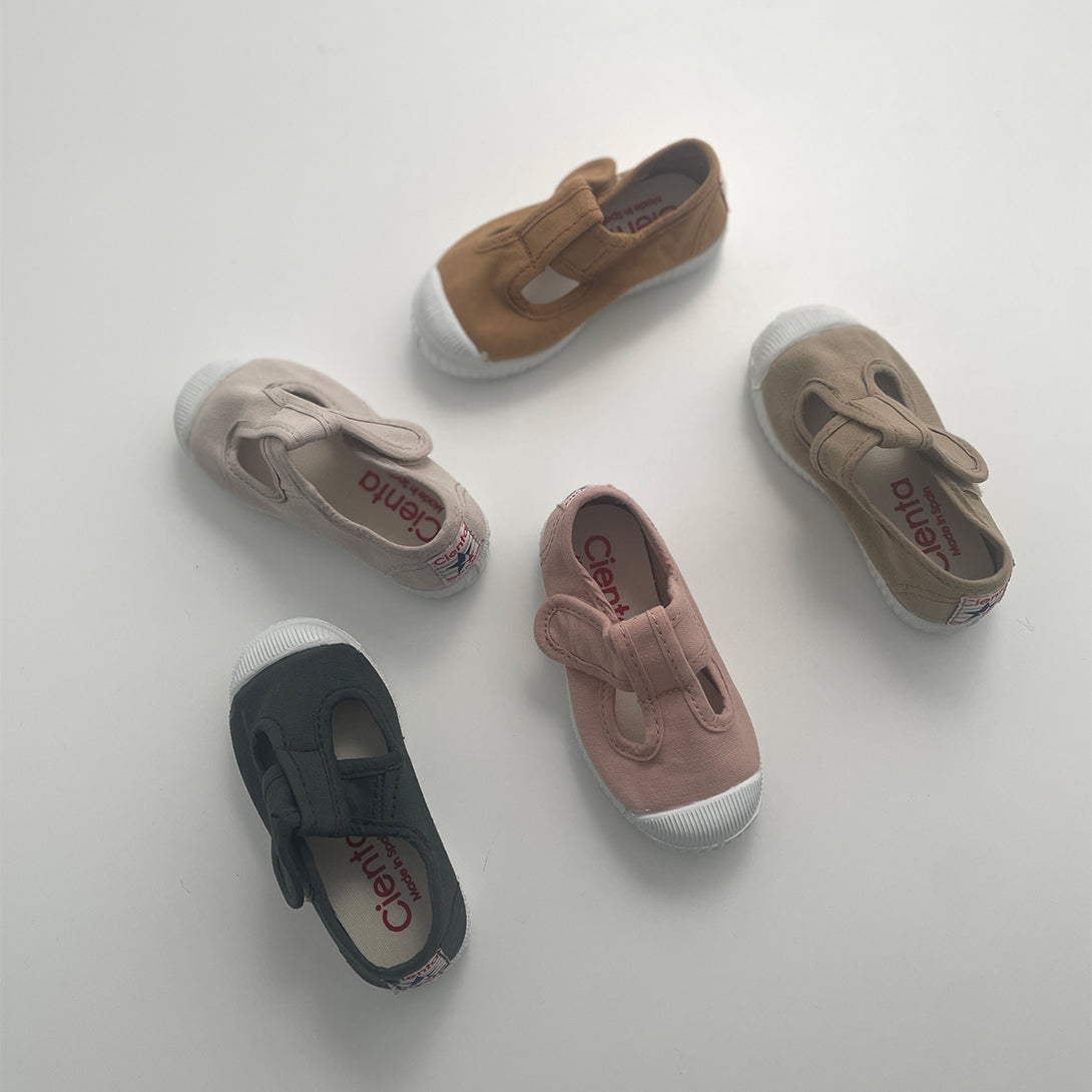 【Cienta】T strap shoes dyed Maquillaje Tストラップシューズ ピンク size21-29  | Coucoubebe/ククベベ