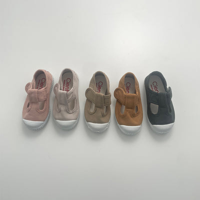 【Cienta】T strap shoes dyed Antracite Tストラップシューズ 墨黒 size21-29（Sub Image-5） | Coucoubebe/ククベベ