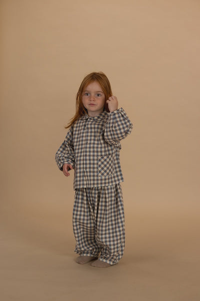 【organic zoo】Shoreline Gingham Lodge Pants パンツ 6-12M,1-2Y,2-3Y,3-4Y,4-5Y（Sub Image-11） | Coucoubebe/ククベベ