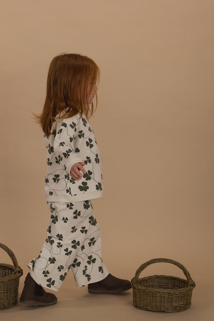 【organic zoo】Clover Wide Leg Pants Undyed パンツ 6-12M,1-2Y,2-3Y,3-4Y,4-5Y  | Coucoubebe/ククベベ