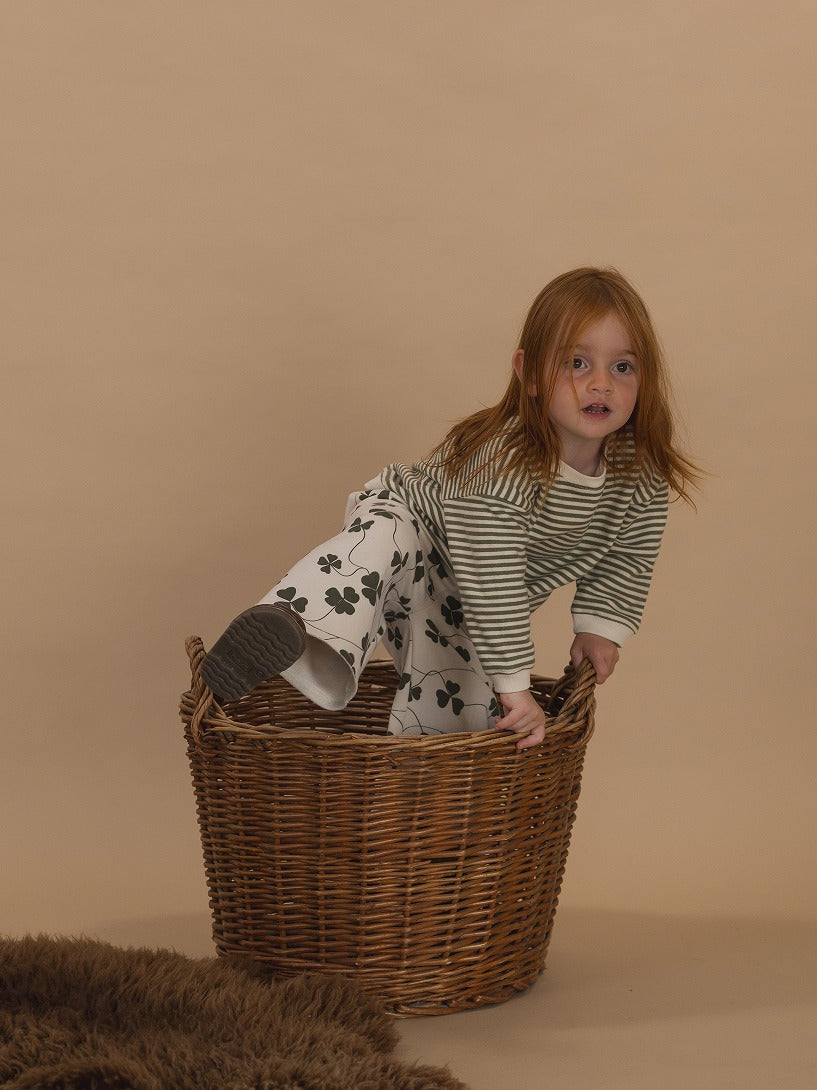 【organic zoo】Clover Wide Leg Pants Undyed パンツ 6-12M,1-2Y,2-3Y,3-4Y,4-5Y  | Coucoubebe/ククベベ