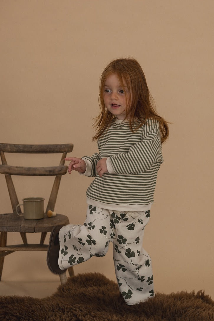 【organic zoo】Clover Wide Leg Pants Undyed パンツ 6-12M,1-2Y,2-3Y,3-4Y,4-5Y  | Coucoubebe/ククベベ